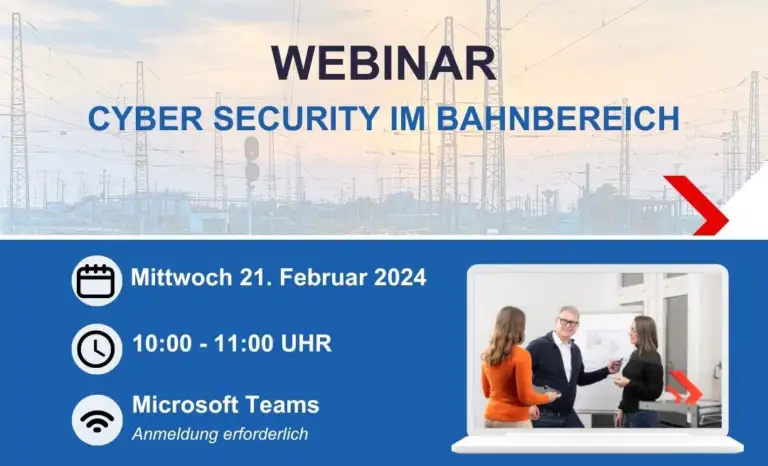 Publicité pour le webinaire sur la cybersécurité
