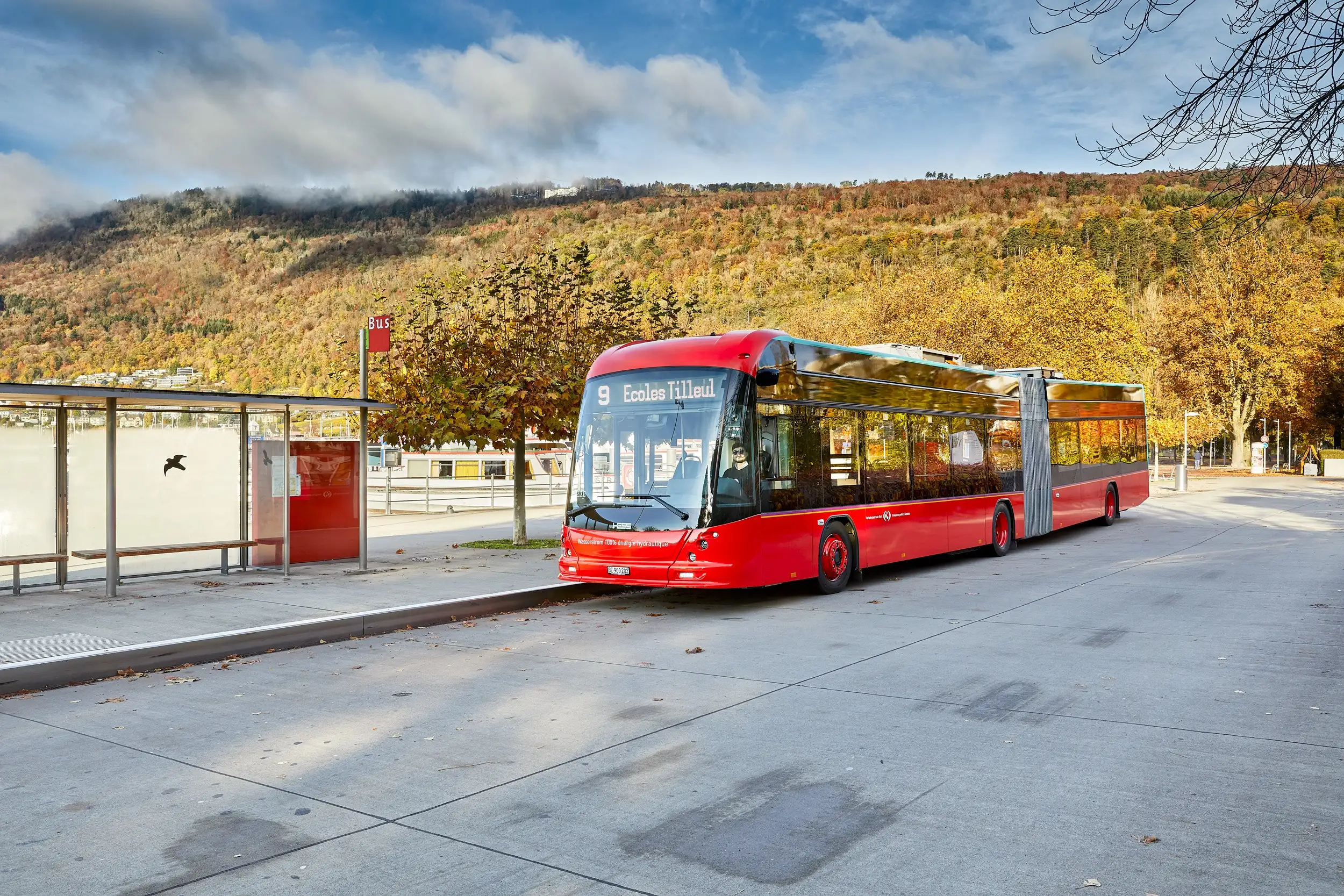Batteriebus in Biel