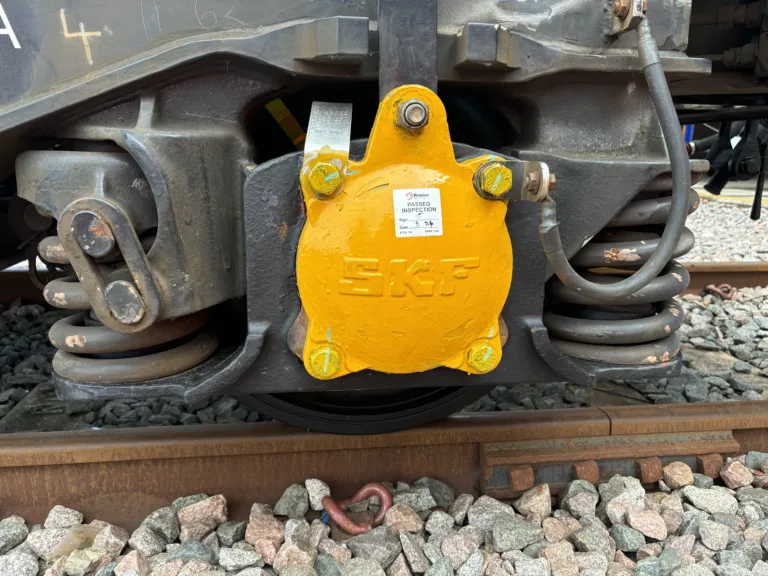Detailaufnahme eines Drehgestells