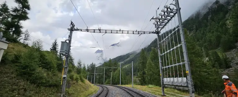 Schaltposten an einer Meterspurlinie