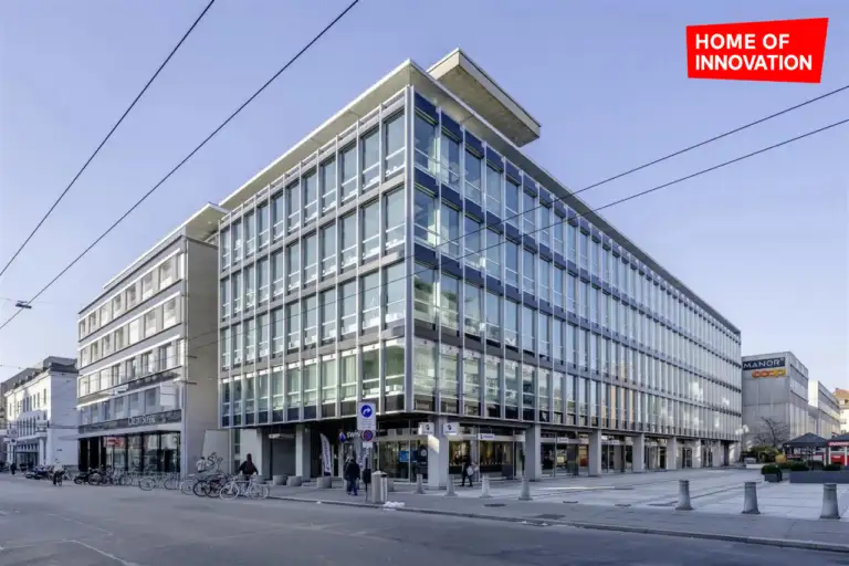 Aussenansicht des Enotrac-Sitzes in Winterthur