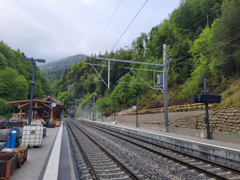 catenary near Weissensteintunnel