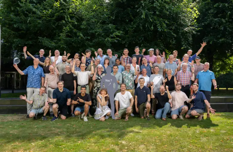 Group photo of Enotrac's employees