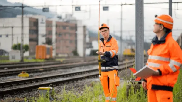 Planification de la ligne de contact à la gare de Thoune
